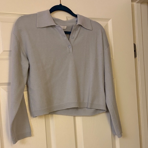 SABLYN Light baby blue CASHMERE SWEATER